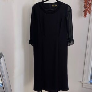 Chic Black Long Sleeve Dress by